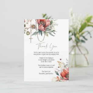 Bloemenrozenkrans foto begrafenis condoleance symp bedankkaart