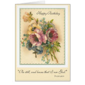  Bloemenrozenkrans Verjaardag Religieuze Geschrift (Voorkant)