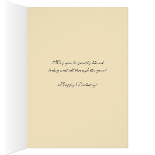  Bloemenrozenkrans Verjaardag Religieuze Geschrift (Binnen (Rechts))