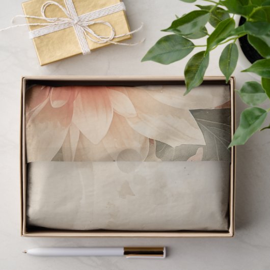  bloemenrustieke efemere decoupage tissuepapier (Geschenk)