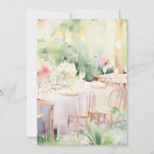 Bloemen's Delight: Serene bloesems, een Baby showe Kaart
