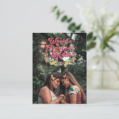Bloemens Werelds Beste Moeder Briefkaart (Staand voorkant)