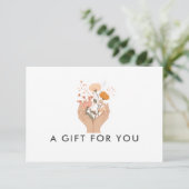 Bloemensalon Zakelijke Cadeaubon (Staand voorkant)