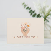 Bloemensalon Zakelijke Cadeaubon (Staand voorkant)
