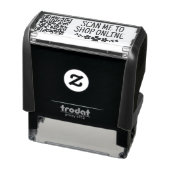 Bloemenscan Me om uw QR-code te shoppen Zelfinktende Stempel (Product)