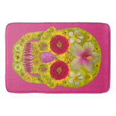Bloemenschedel 8 badmat (Voorkant)