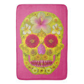 Bloemenschedel 8 badmat (Voorkant Verticaal)