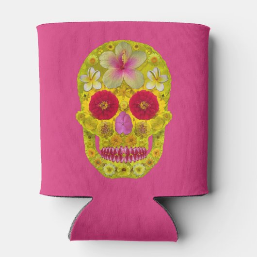 Bloemenschedel 8 blikjeskoeler (Achterkant)