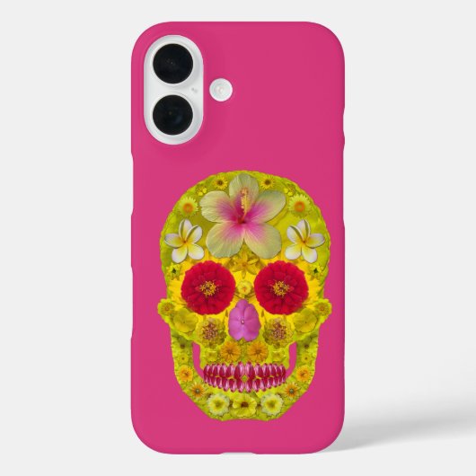 Bloemenschedel 8 Case-Mate iPhone case (Achterkant)