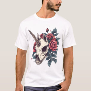 Bloemenschedel Eenhoorn (1) T-shirt
