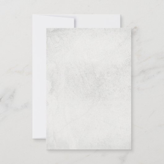 Bloemenschedel Gotische Halloween Bruiloft RSVP Ka (Achterkant)