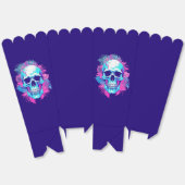Bloemenschedel in Vaporwave-stijl Bedankdoosjes (Ongevouwen)