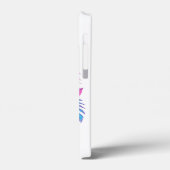 Bloemenschedel in Vaporwave-stijl Case-Mate iPhone Case (Achterkant / Links)