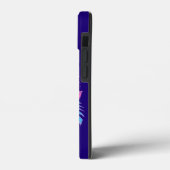 Bloemenschedel in Vaporwave-stijl Case-Mate iPhone Case (Achterkant / Links)