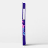 Bloemenschedel in Vaporwave-stijl Case-Mate iPhone Case (Achterkant / Links)