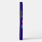 Bloemenschedel in Vaporwave-stijl Case-Mate iPhone Case (Achterkant / Rechts)