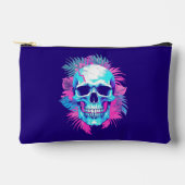 Bloemenschedel in Vaporwave-stijl Etui (Voorkant)