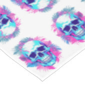 Bloemenschedel in Vaporwave-stijl Tafelkleed (Gekanteld)