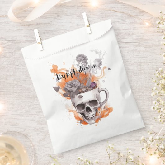 Bloemenschedel mok bedankzakje (Geknipt)