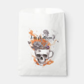 Bloemenschedel mok bedankzakje (Voorkant)