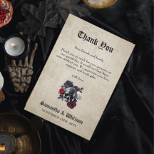 Bloemenschedel rustieke elegante Halloween bruilof