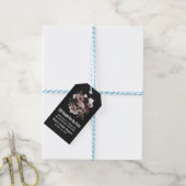 Bloemenschedel Tot de Dood Ons Scheidt Bruidsfeest Cadeaulabel (Met Touw)