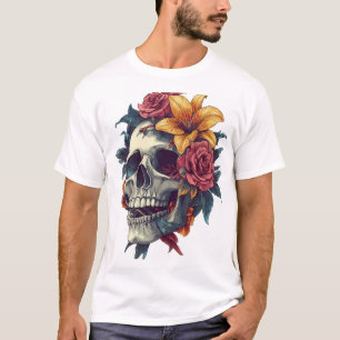 Bloemenschedelbloei T-shirt