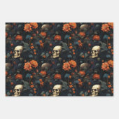 Bloemenschedels collectie inpakpapier (Voorkant 3)