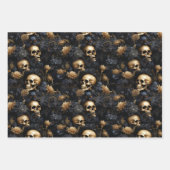 Bloemenschedels collectie inpakpapier (Voorkant 2)