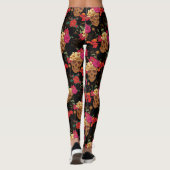 Bloemenschedels leggings (Achterkant)