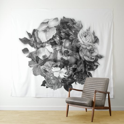  Bloemenschedelwand Hanging Wandkleed (In Situ (horizontaal))