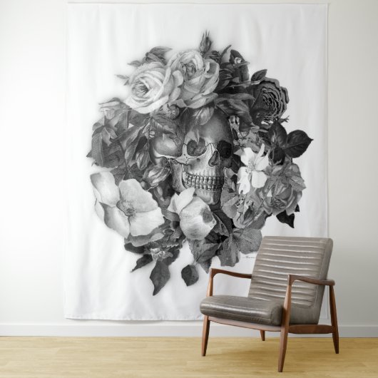  Bloemenschedelwand Hanging Wandkleed (In situ)