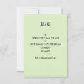 Bloemenscherm Parasolregendouche Kaart (Achterkant)