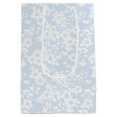 Bloemenscherm - Poederblauw Medium Cadeauzakje (Achterkant)