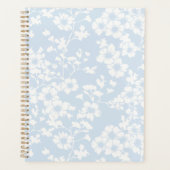 Bloemenscherm - Poederblauw Planner (Voorkant)