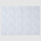 Bloemenscherm - Poederblauw Tissuepapier (Voorkant)