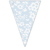 Bloemenscherm - Poederblauw Vlaggetjes (Derde vlag)