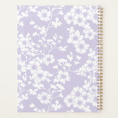 Bloemenscherm - Stof Lavendel Planner (Achterkant)