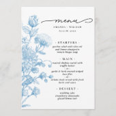 Bloemenschets Menu (Voorkant)