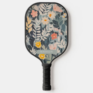 Bloemenschilderij Gepersonaliseerd Modern Pickleball Paddle