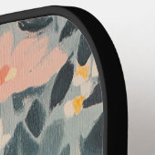 Bloemenschilderij Gepersonaliseerd Modern Pickleball Paddle (Links Detail)