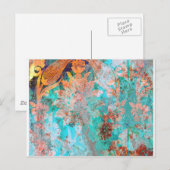 Bloemenschildering Briefkaart (Voorkant / Achterkant)