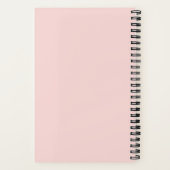 Bloemenschildering dagboek notitieboek (Achterkant)