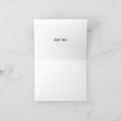 Bloemenschildering in waterverf bedankkaart (Binnen)