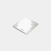 Bloemenschildering in waterverf Persoonlijke plakb Post-it® Notes (Schuin)