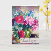 Bloemenschildering kaart (Gele Bloem)