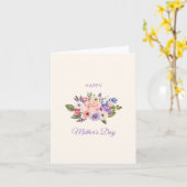 Bloemenschildering Moederdag wenskaart Kaart (Gele Bloem)