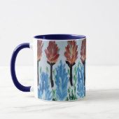 Bloemenschildering Mok (Links)