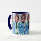 Bloemenschildering Mok (Voorkant links)