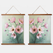 Bloemenschildering Muur Decoratie Hangend Wandkleed (Dubbel)